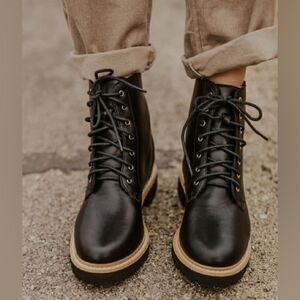 Miim Black Leather Boots